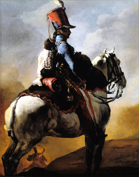 Trumpeter of the Hussars on Horseback